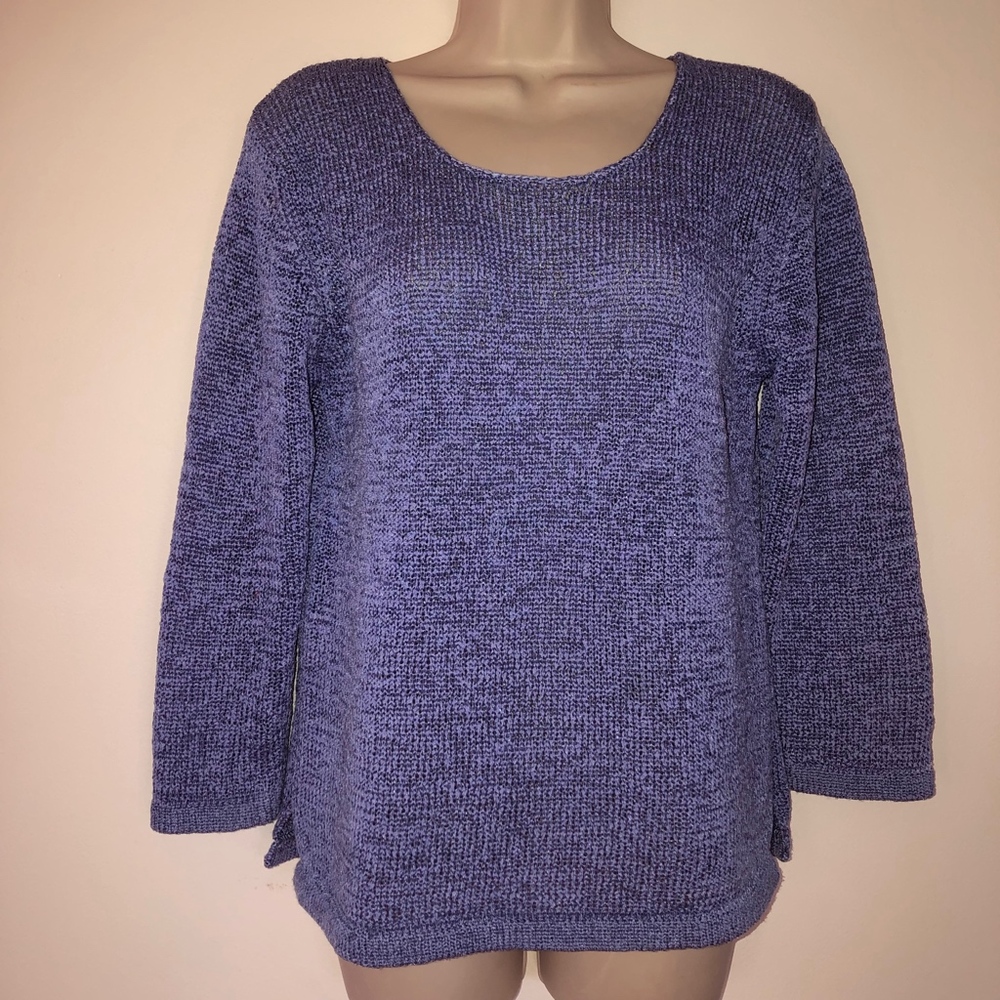 CAROL ANDERSSON COLLECTION periwinkle sweater
